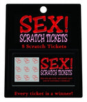 Sex! Scratch Tickets | Northern Fixations.