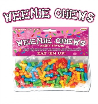 Weenie Chews Multi Flavor Assorted Penis Shaped Candy