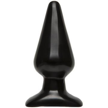 Classic Butt Plug Smooth - Large - Black | Northern Fixations.