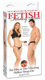 Fetish Fantasy Series for Him or Her Vibrating Hollow Strap-on | Northern Fixations.