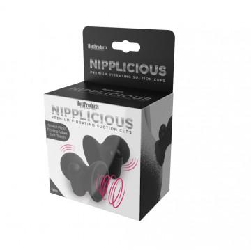 Nipplicious - Vibrating Nipple Suction Cups - Black | Northern Fixations.