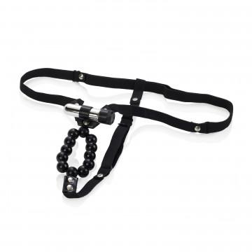 Vibrating Lover's Thong With Stroker Beads | Northern Fixations.