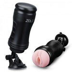 Zolo Solo Flesh Discreet Suction Mounted Masturbator | Northern Fixations.